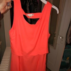 Salmon colored dress from Francesca’s